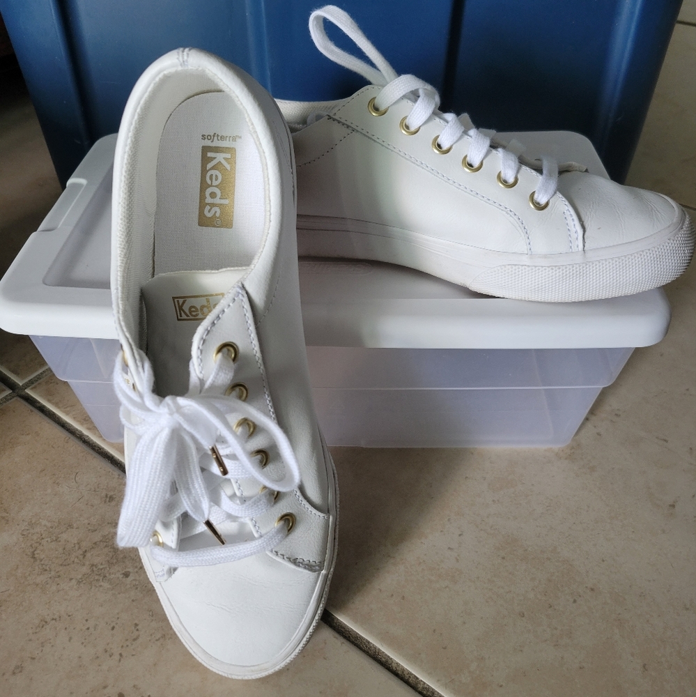 Keds Jump Kick Leather Lace Up